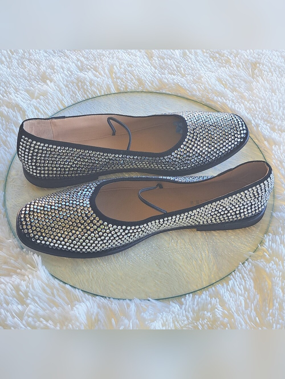 COACH Emilia Crystal Mary Jane Flats - Size 10 - Picture 5 of 10